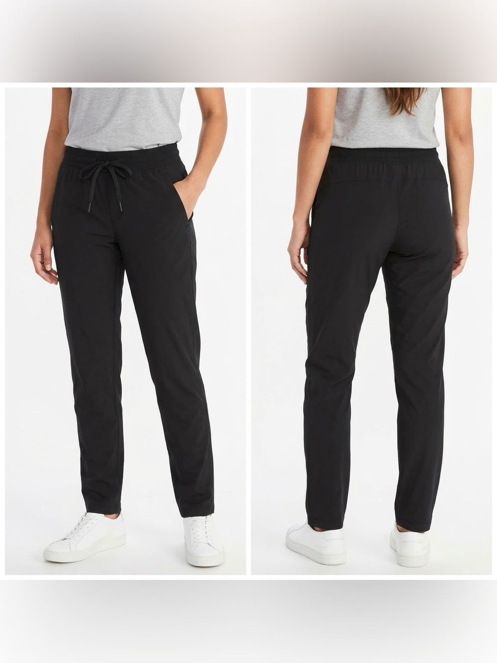 Marmot Women's Black Drawstring Activewear Hiking Pants - Size Small (6)